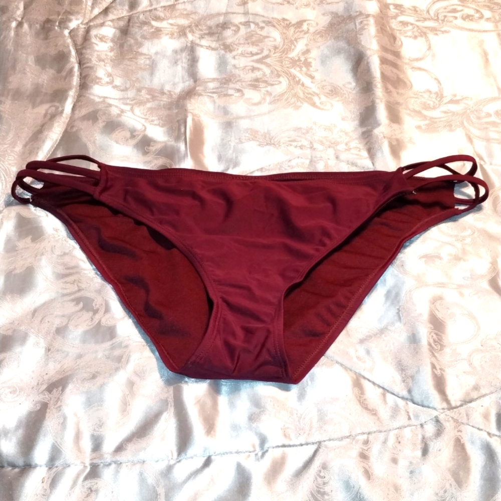 Joe Boxer Burgundy Bikini Bottoms - SZ XL/EG - New w/Tags